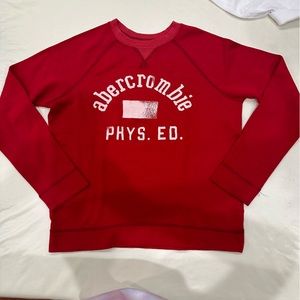 Abercrombie and Fitch Red Sweatshirt Sz13/14
